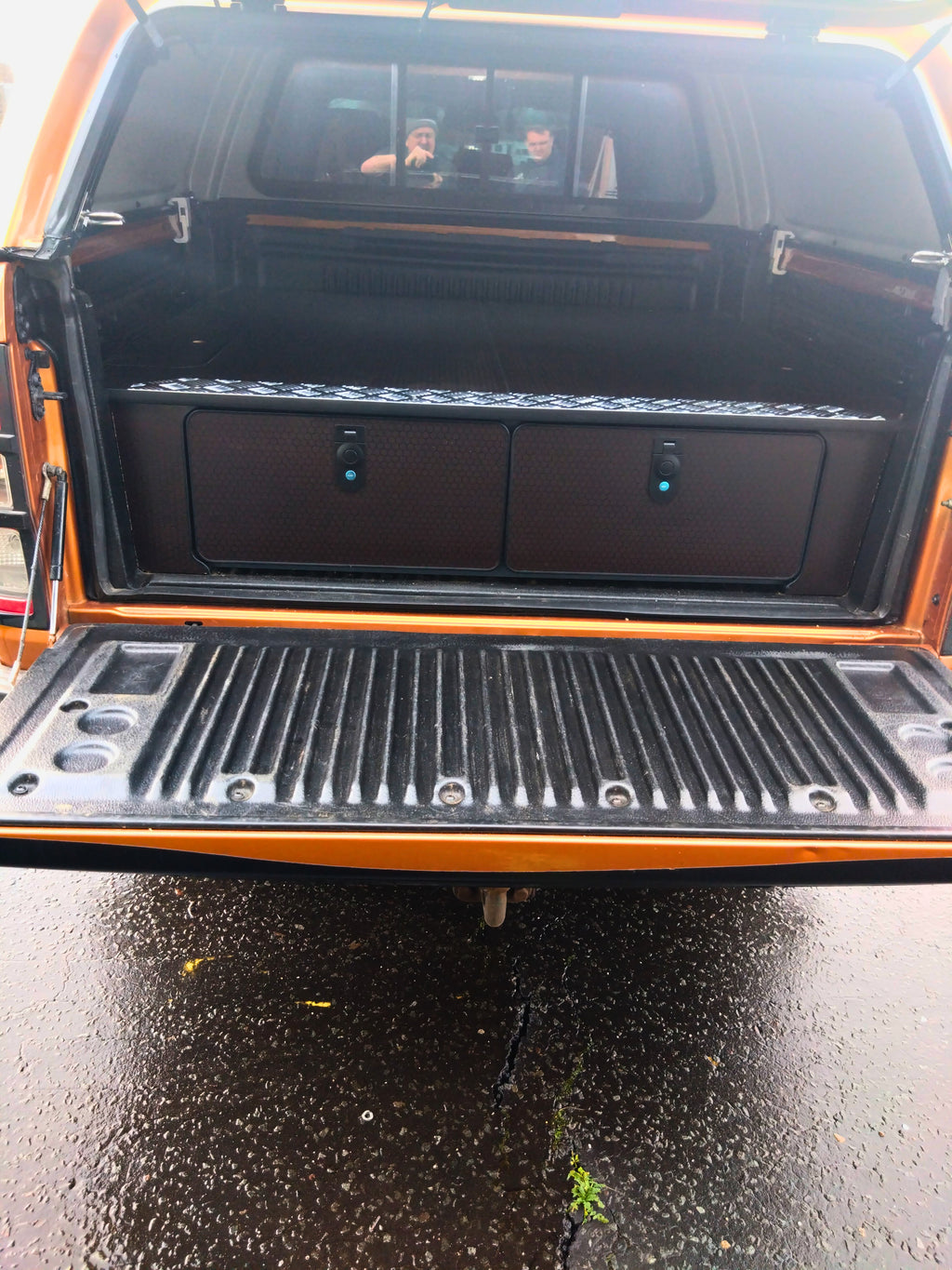 Side by Side Drawer Set (with false floor)