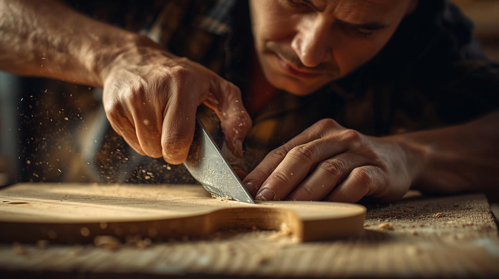 Scribing false floor to sides of vehicle