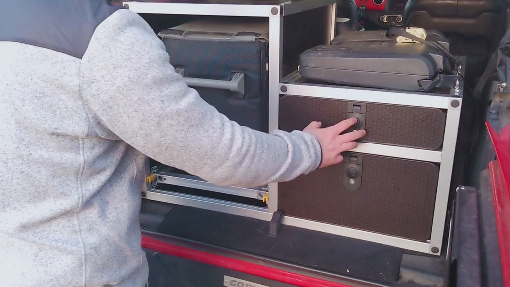 Bespoke Drawer and fridge slide set