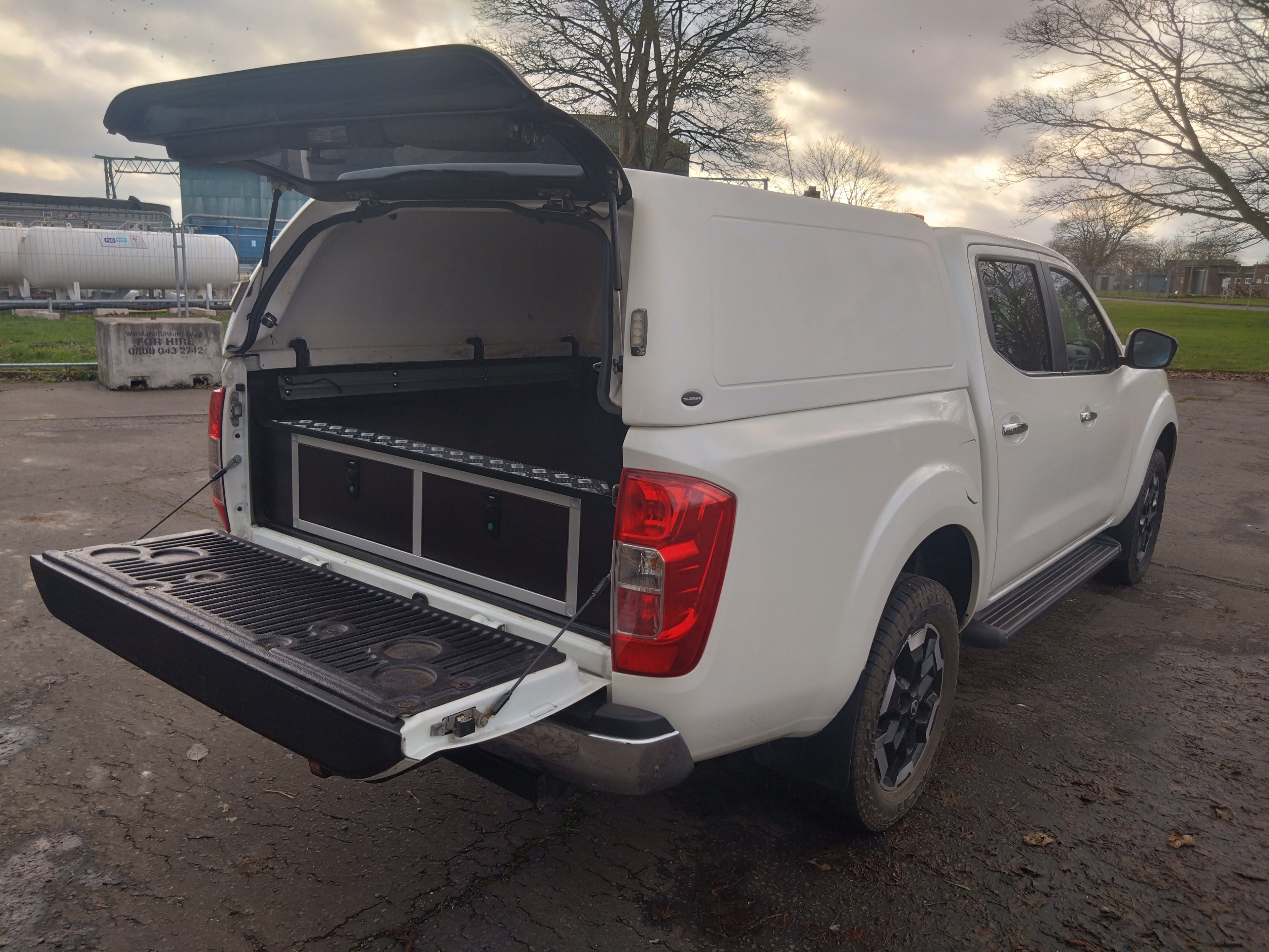 Aluminum framed drawer set (with full false floor)