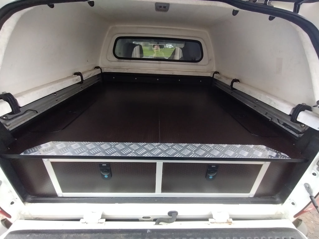 Aluminum framed drawer set (with full false floor)