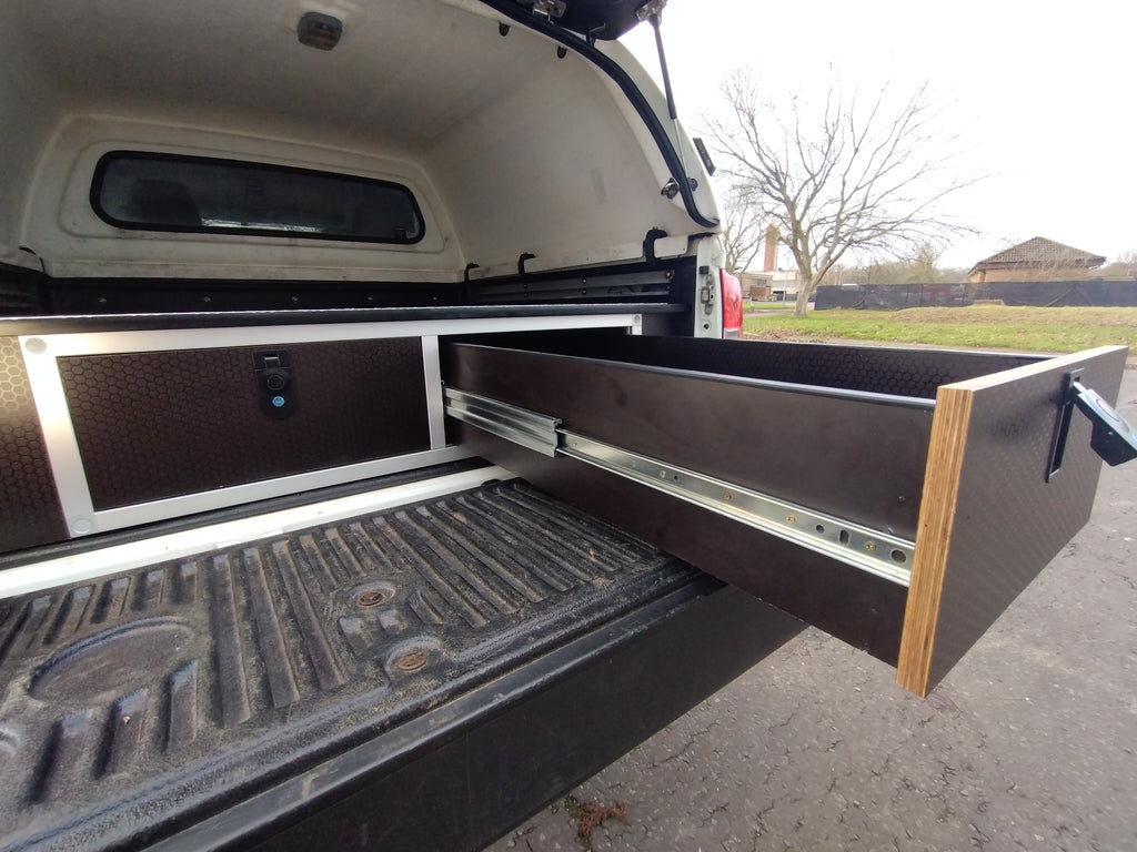 Aluminum framed drawer set (with full false floor)